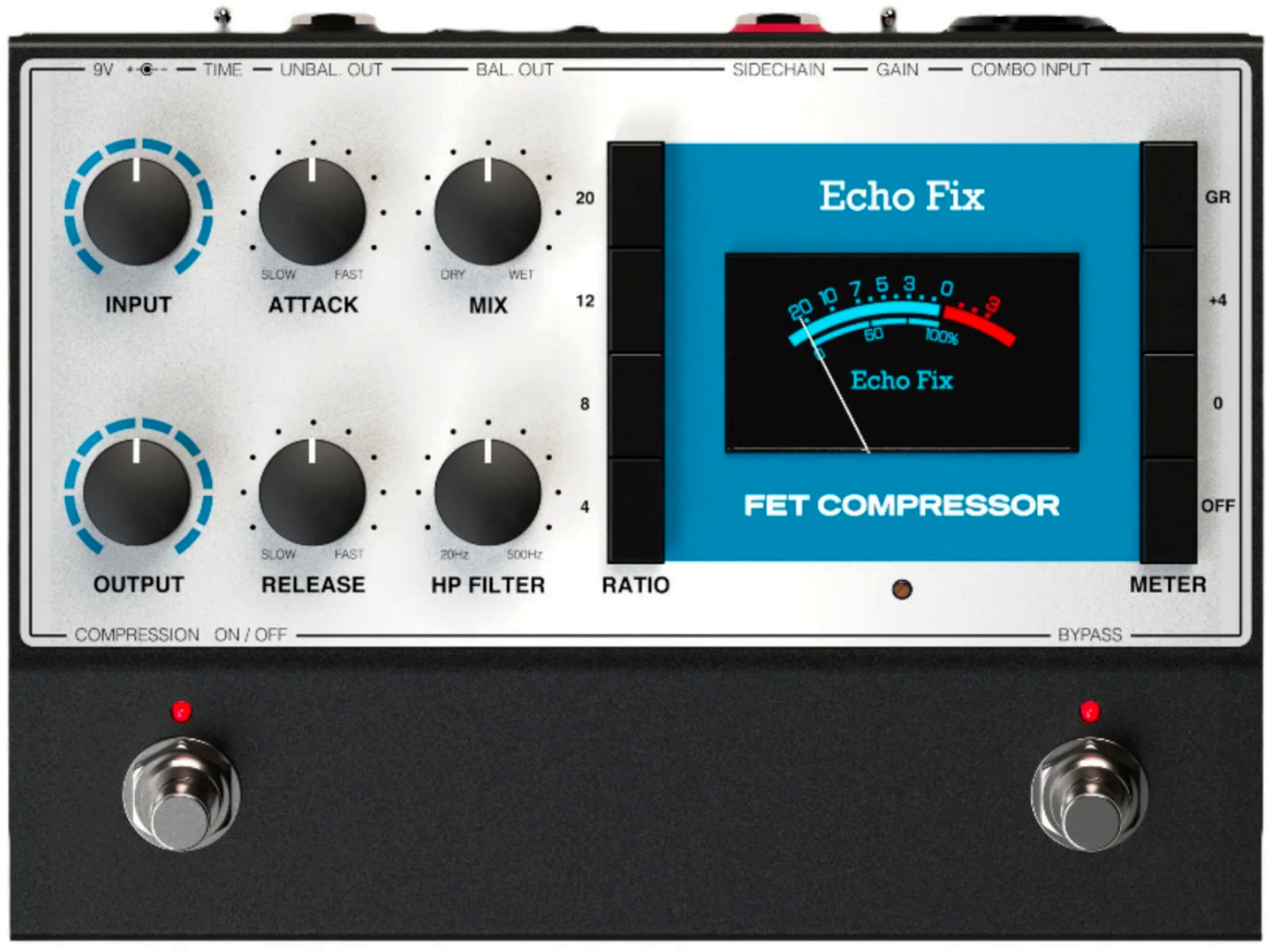 Echo Fix Ef-p5 Fet Compressor - Compressor, sustain & noise gate effect pedal - Main picture