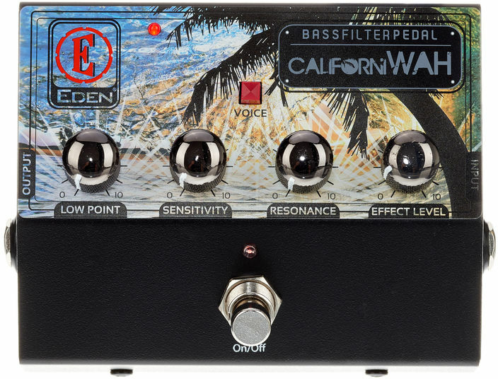 Eden Californiwah - Wah & filter effect pedal for bass - Main picture