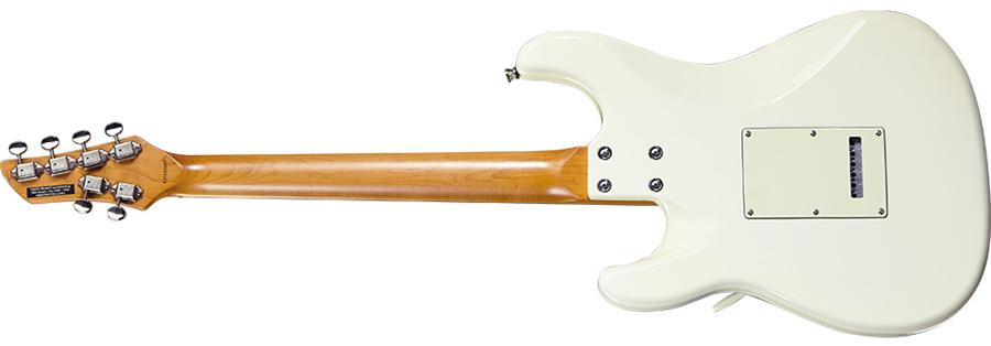 Eko Aire V-nos Original Hss Trem Wpc - Olympic White - Str shape electric guitar - Variation 1