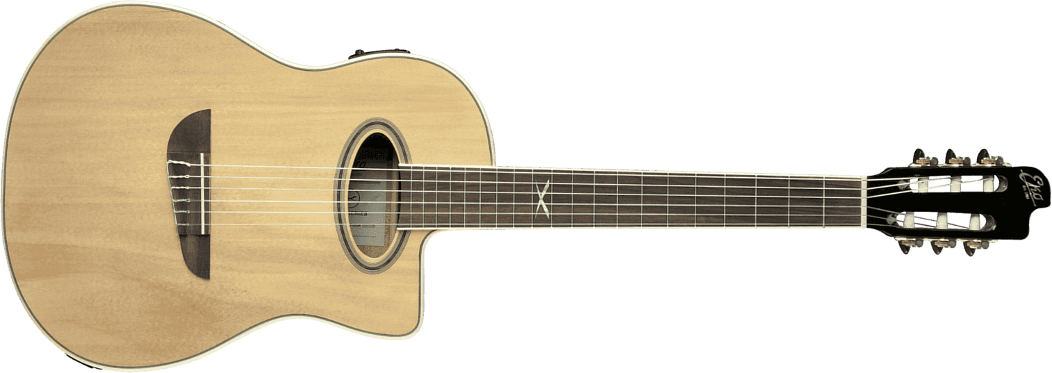 Eko N100cwe Nylon Electro Cutaway - Naturel - Classical guitar 4/4 size - Main picture