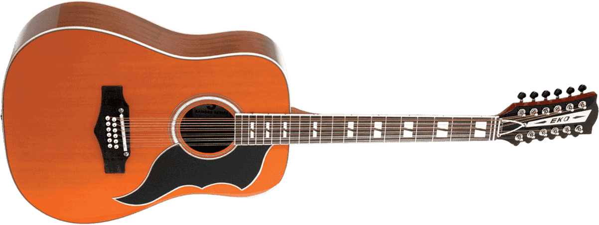 Eko Ranger VR XII - vintage natural Folk guitar