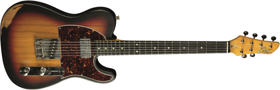 Eko Tero Relic Original Sh Ht Wpc - Sunburst - Tel shape electric guitar - Main picture