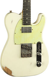 Tel shape electric guitar Eko Original Tero Relic - Olympic white