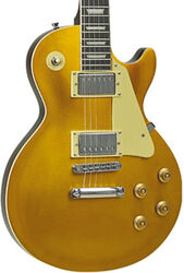 Single cut electric guitar Eko Tribute Starter VL-480 - Aged gold sparkle