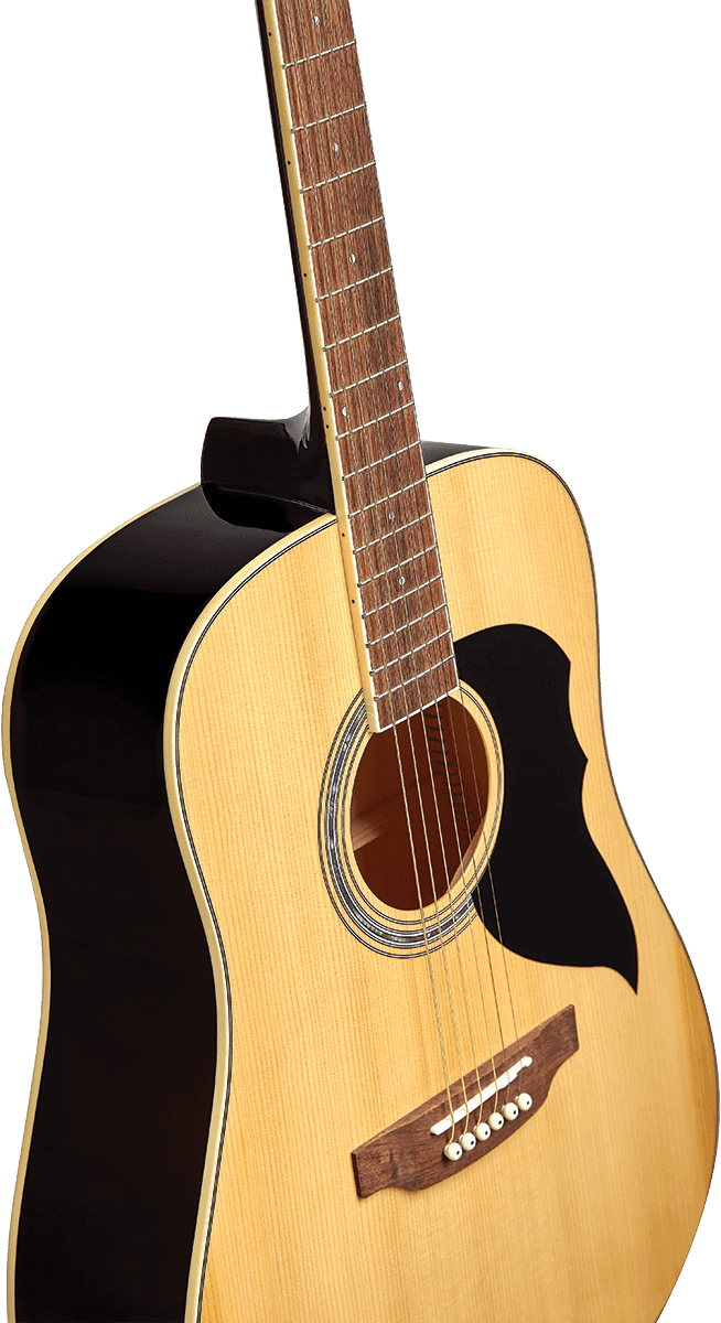 Eko Ranger 6 Dreadnought - Naturel - Acoustic guitar & electro - Variation 1