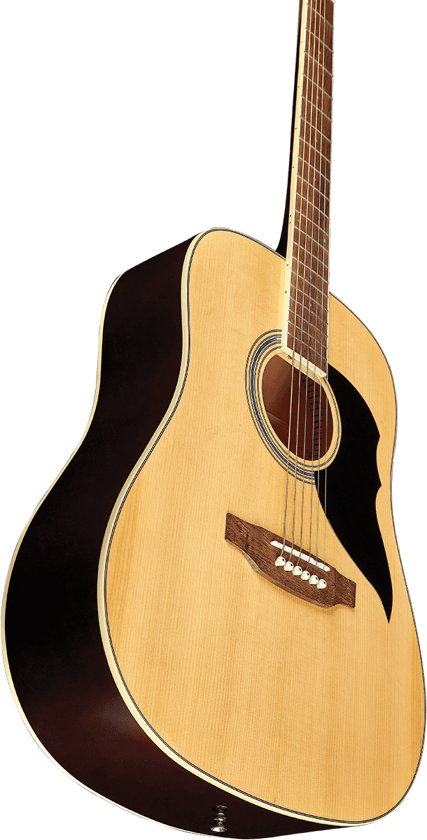 Eko Ranger 6 Dreadnought - Naturel - Acoustic guitar & electro - Variation 2