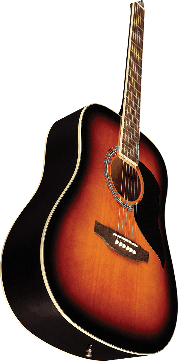 Eko Ranger 6 Dreadnought - Brown Sunburst - Acoustic guitar & electro - Variation 2