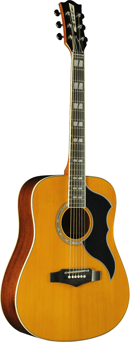 Eko Ranger Vr Vi Epicea Sapelli - Vintage Natural - Acoustic guitar & electro - Variation 1