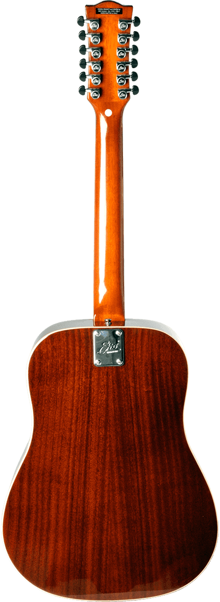 Eko Ranger Vr Xii 12-cordes Epicea Sapelli - Vintage Natural - Acoustic guitar & electro - Variation 1