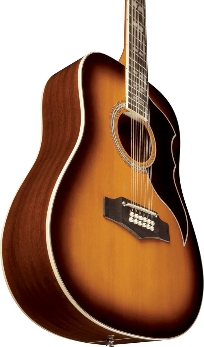 Eko Ranger Vr Xii 12-cordes Epicea Sapelli - Honey Burst - Acoustic guitar & electro - Variation 3