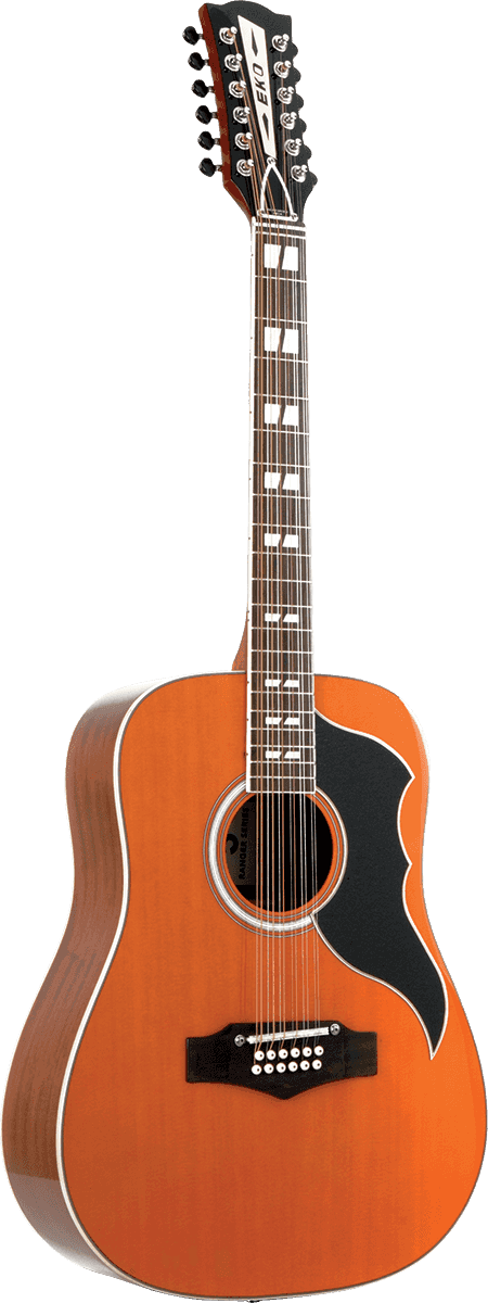 Eko Ranger VR XII - vintage natural Folk guitar