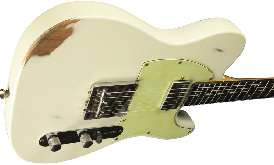 Eko Tero Relic Original Sh Ht Wpc - Olympic White - Tel shape electric guitar - Variation 2