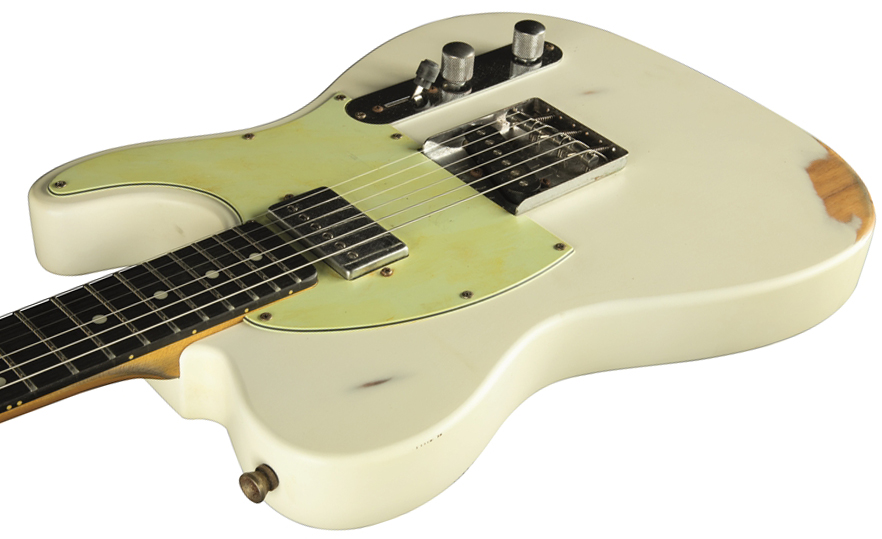 Eko Tero Relic Original Sh Ht Wpc - Olympic White - Tel shape electric guitar - Variation 3