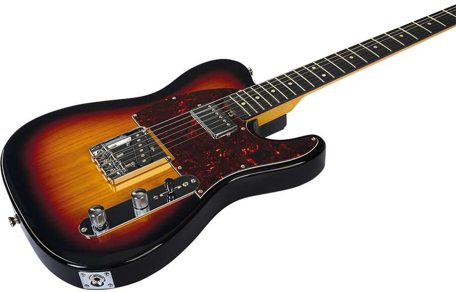 Eko Tero V-nos Original Sh Ht Wpc - Sunburst - Tel shape electric guitar - Variation 2