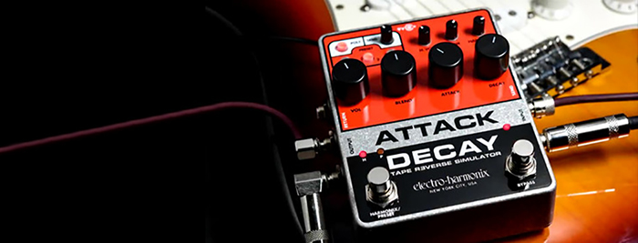 Electro Harmonix Attack Decay - Modulation, chorus, flanger, phaser & tremolo effect pedal - Variation 3