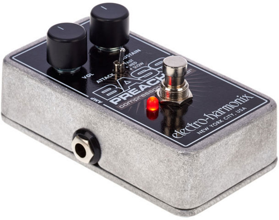 Electro Harmonix Bass Preacher Compressor Sustainer - Compressor, sustain & noise gate effect pedal for bass - Variation 3