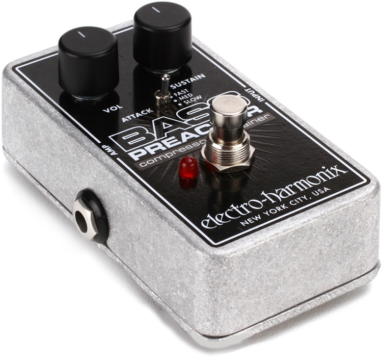 Electro Harmonix Bass Preacher Compressor/sustainer - Compressor, sustain & noise gate effect pedal for bass - Variation 3