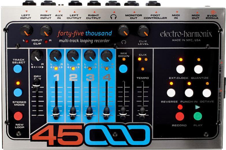 Looper effect pedal Electro harmonix 45000 Multi-Track