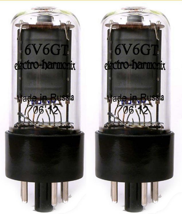 Amp tube Electro harmonix 6V6GT Matched Duet