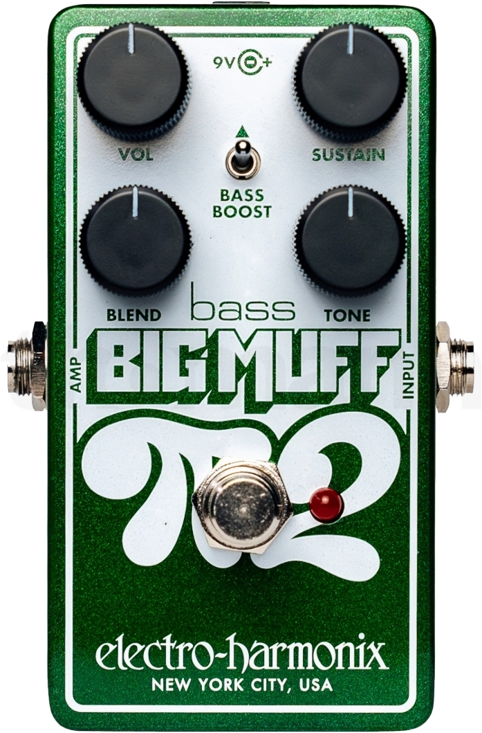 Electro Harmonix Bass Big Muff Pi 2 Dual Op-amp Fuzz - Overdrive, distortion, fuzz effect pedal for bass - Main picture