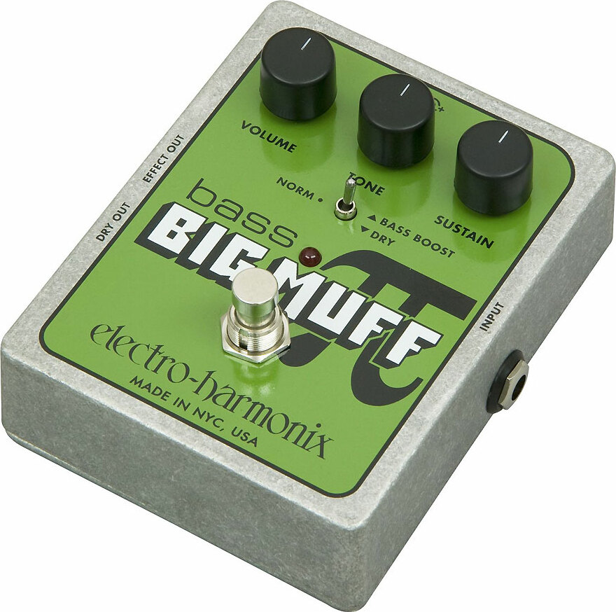 Electro Harmonix Bass Big Muff Pi Distorsion Sustainer - Overdrive, distortion, fuzz effect pedal for bass - Main picture