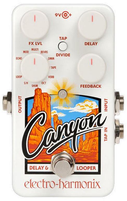 Looper effect pedal Electro harmonix Canyon Delay & Looper