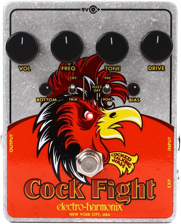 Electro Harmonix Cock Fight Cocked Talking Wah - Overdrive, distortion & fuzz effect pedal - Main picture