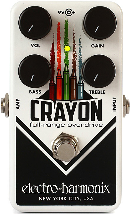 Electro Harmonix Crayon 69 Full-range Overdrive - Overdrive, distortion & fuzz effect pedal - Main picture