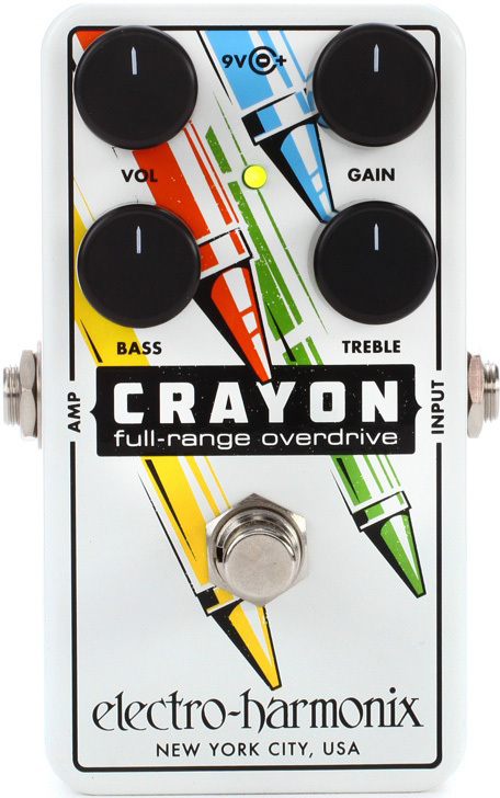Electro Harmonix Crayon 76 Full-range Overdrive - Overdrive, distortion & fuzz effect pedal - Main picture