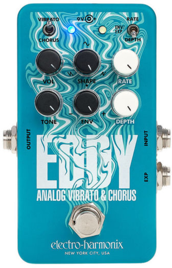 Electro Harmonix Eddy Vibrato Chorus - Modulation, chorus, flanger, phaser & tremolo effect pedal - Main picture