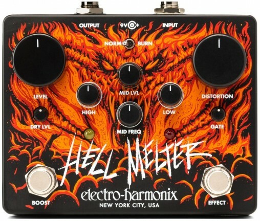 Electro Harmonix Hell Melter - Overdrive, distortion & fuzz effect pedal - Main picture