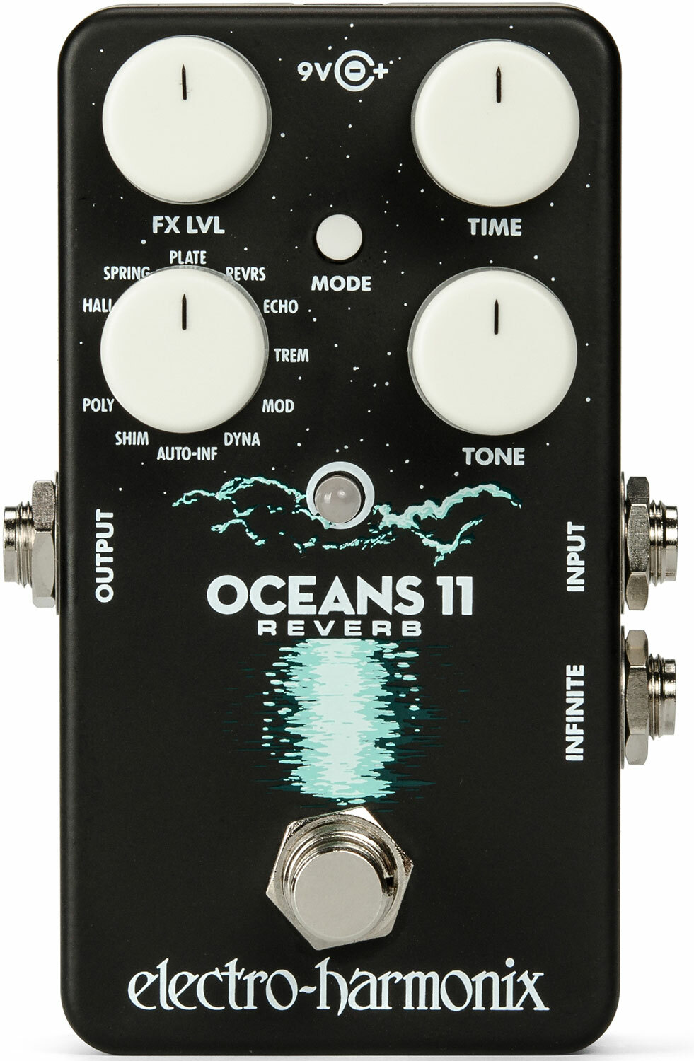 Electro Harmonix Oceans 11 Reverb - Reverb, delay & echo effect pedal - Main picture