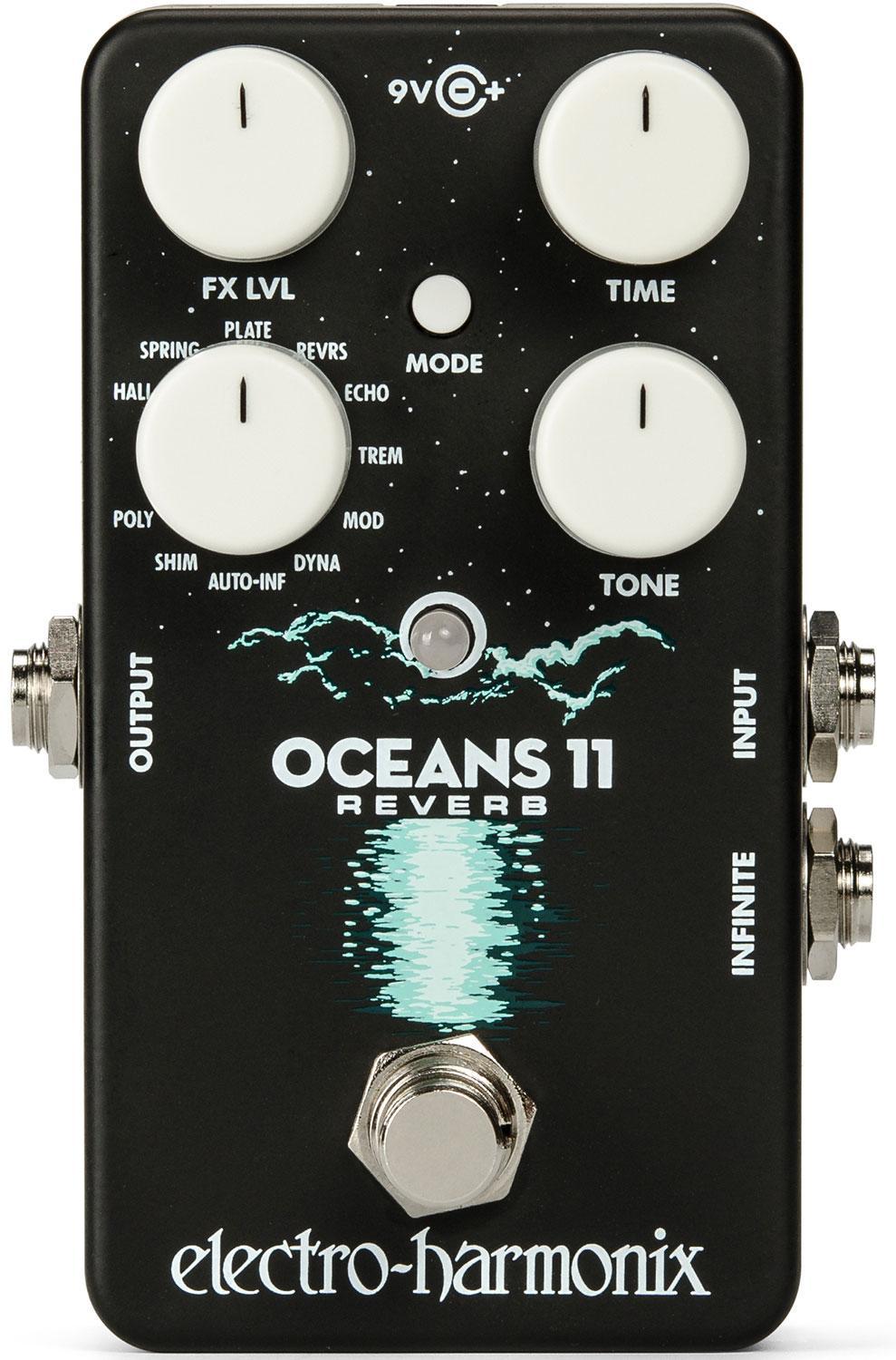 Reverb, delay & echo effect pedal Electro harmonix Oceans 11 Reverb