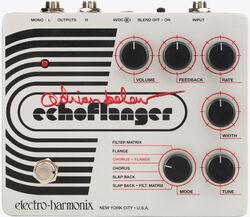 Modulation, chorus, flanger, phaser & tremolo effect pedal Electro harmonix Echoflanger Adrian Belew