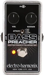 Compressor, sustain & noise gate effect pedal for bass Electro harmonix Bass Preacher