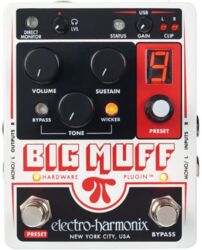 Overdrive, distortion & fuzz effect pedal Electro harmonix BIG MUFF HARDWARE PLUGIN