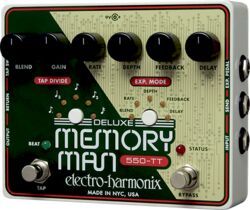 Reverb, delay & echo effect pedal Electro harmonix Deluxe Memory Man Tap Tempo 550