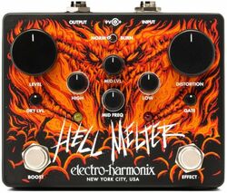 Overdrive, distortion & fuzz effect pedal Electro harmonix Hell Melter