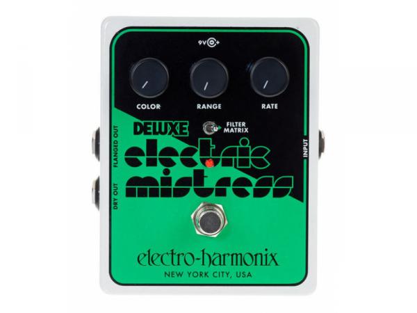 Modulation, chorus, flanger, phaser & tremolo effect pedal Electro harmonix deluxe Electric mistress flanger