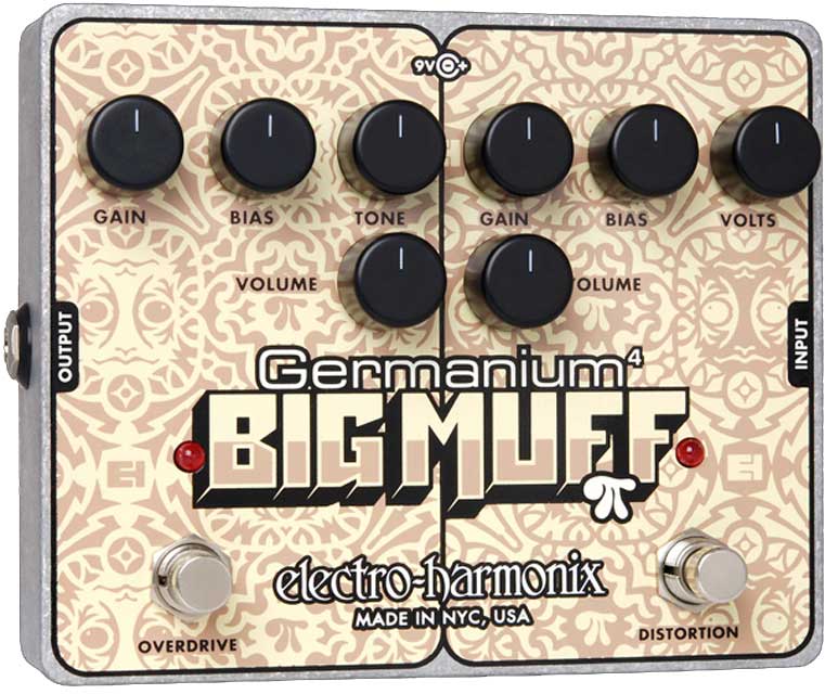 Electro Harmonix Germanium 4 Big Muff Pi - Overdrive, distortion & fuzz effect pedal - Variation 1