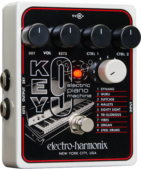 Modulation, chorus, flanger, phaser & tremolo effect pedal Electro harmonix KEY9 Electric Piano Machine