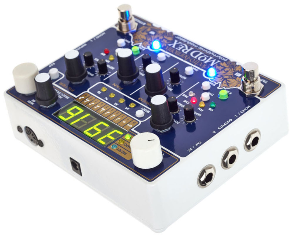 Electro Harmonix Mod Rex Polyrhytmic Modulator - Modulation, chorus, flanger, phaser & tremolo effect pedal - Variation 2
