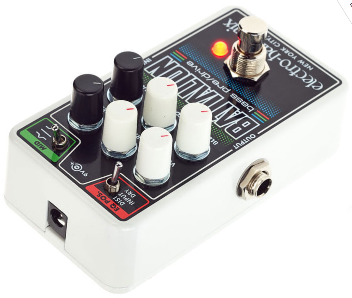 Nano Battalion - Préampli Et Overdrive Pour Basse Avec Circuit MOSFET, EQ 3 Bandes, Sortie Balanced/unbalanced