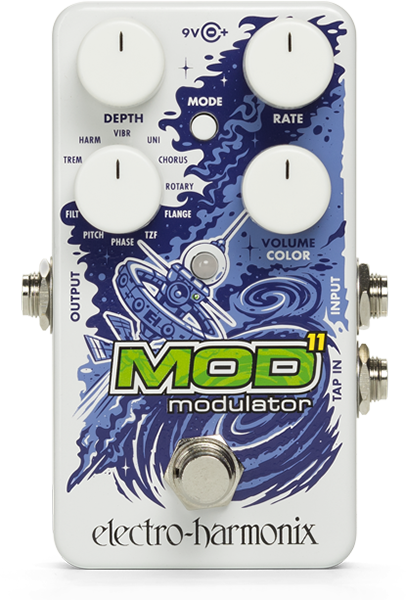 Modulation, chorus, flanger, phaser & tremolo effect pedal Electro harmonix Nano Mod 11 Modulation