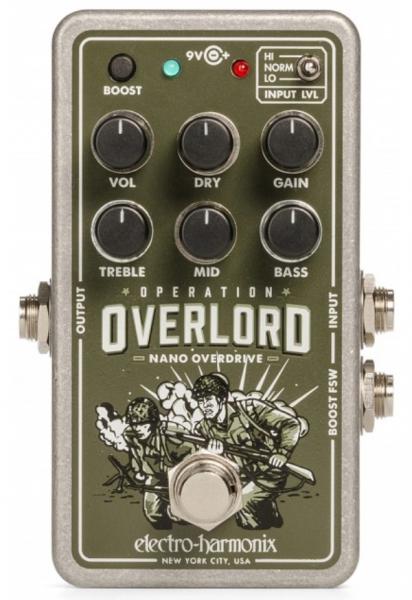 Overdrive, distortion & fuzz effect pedal Electro harmonix Nano Operation Overlord Allied Overdrive