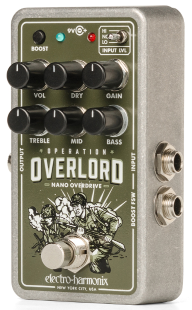 Electro Harmonix Nano Operation Overlord Allied Overdrive - Overdrive, distortion & fuzz effect pedal - Variation 2