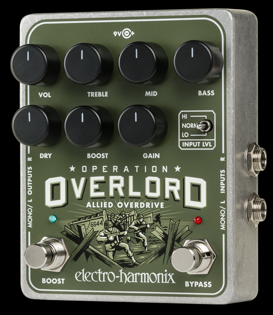 Electro Harmonix Operation Overlord Allied Overdrive - Overdrive, distortion & fuzz effect pedal - Variation 1
