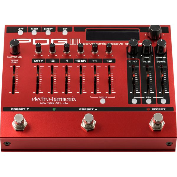 Electro Harmonix Pog3 Xo Polyphonic Octave Generator - Harmonizer effect pedal - Variation 3
