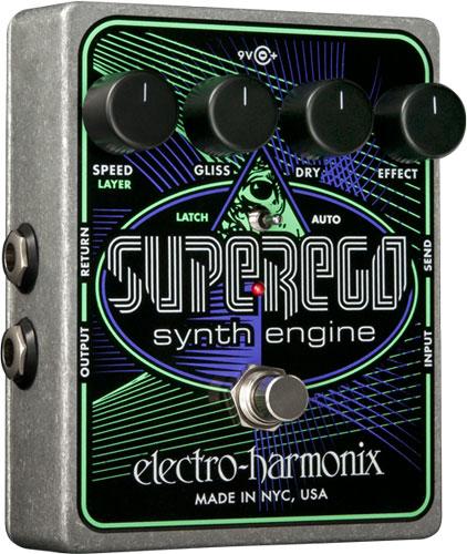 Modulation, chorus, flanger, phaser & tremolo effect pedal Electro harmonix Superego Synth Engine