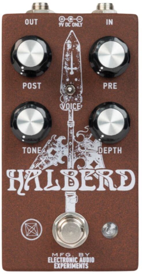Electronic Audio Experiments Halberd V2 - Overdrive, distortion & fuzz effect pedal - Main picture